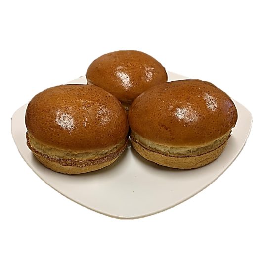 Brioche Light Medium Bun Plain 3s 70g